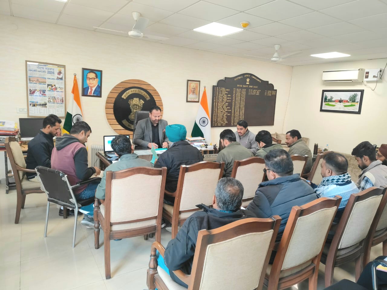 Additional Deputy Commissioner reviewed skill development schemes